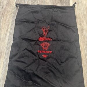 Versace Black Drawstring Dust Bag 14,5x19,5